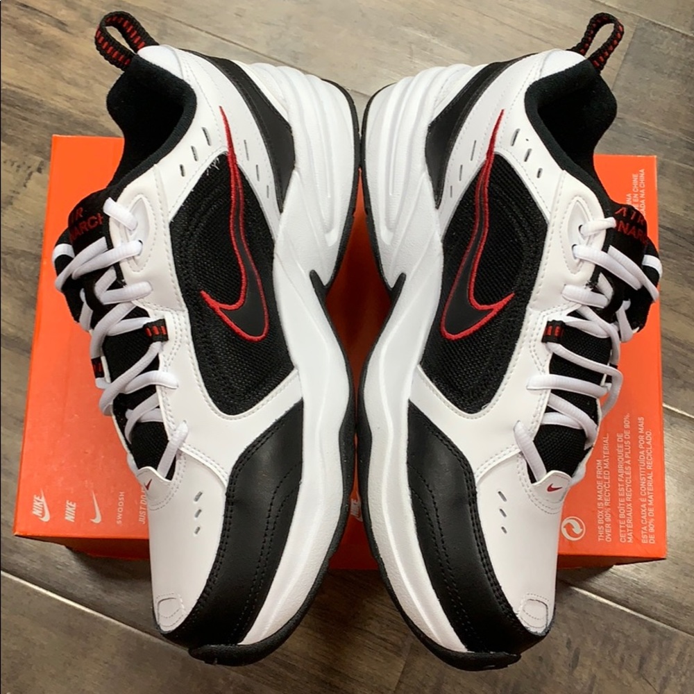NIKE AIR MONARCH IV (4E) white/black Men’s - Picture 12 of 16